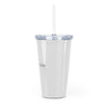 Plastic Tumbler with Straw