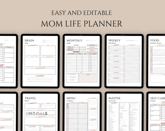 Mom Life planner